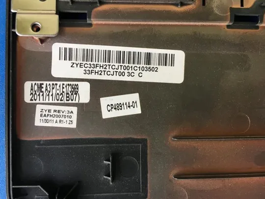 №84-21 Кришка панель палмрест та тачпад для FUJITSU LIFEBOOK AH530 CP489114 33FH2TCJT00 З аукціону
