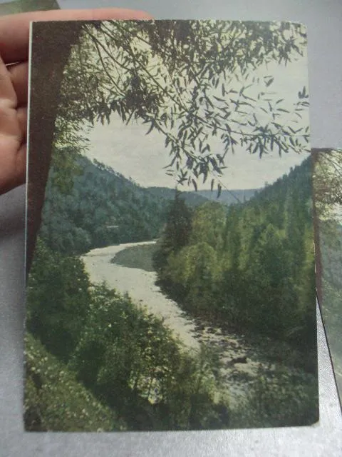 Открытка Станиславская область Горная река фото Кузьменка, Билозерова 1960 №1146 Продаж