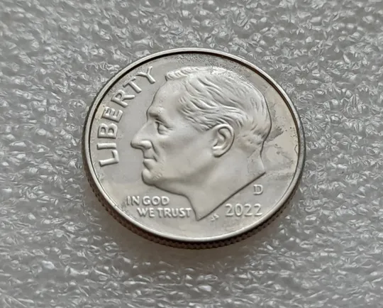 (8158 ря) 1 дайм 2022 D США (10 центів 2022) Продаж