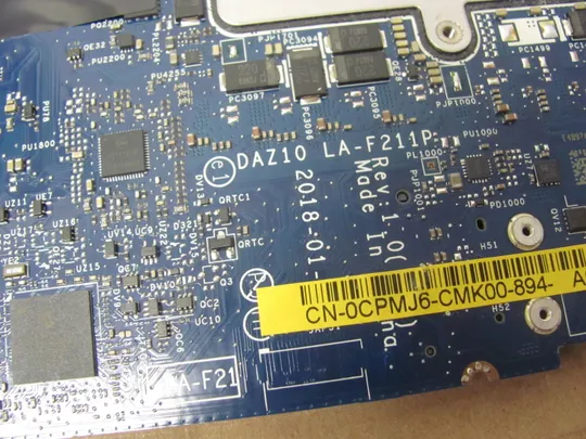 номер0178-30 материнська плата Mainboard Материнка Основна плата Системна плата Плата системи Laptop motherboard мамка ноутбучна плата SRD0X I5-8305G daz10 la-f211p  для  Dell XPS 15 9575 оригінал Недорого