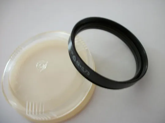 Купити Светофильтр УФ-1х , 49 х 0,75.  Ультрафиолетовый, Футляр. как нов. СССР. Для Объектив Юпитер, Мир