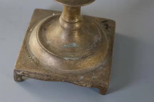 Подсвечник бронза высота 25,5 см №10658 Де купити