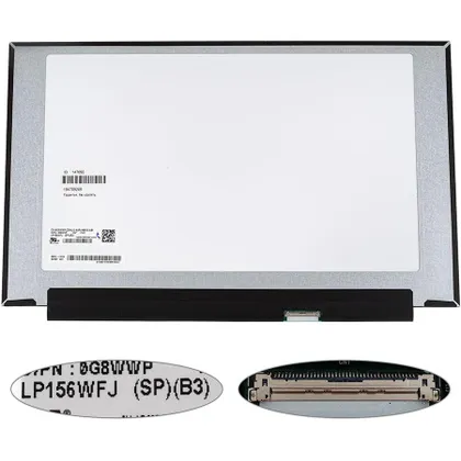 фото, Матриця 15.6 LP156WFJ-SPB3 (1920*1080, 40pin(eDP, IPS, 120HZ, 16.7M, 45% NTSC), LED, SLIM(без планок та вушок), матова, роз'єм