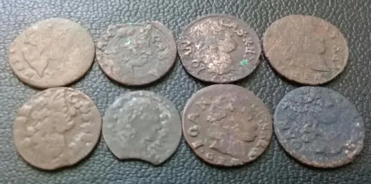 (493) Соліди, різні, герб Литви - 8 монет одним лотом (боратинка, солід, солид) Продаж