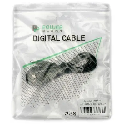 Купити Кабель питания USB2.0 AF to DC 3.5 PowerPlant (KD00AS1261)