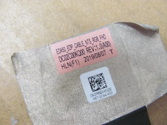 номер0846-9 шлейф матриці Шлейф матриці для ноутбука Шлейф дисплея Шлейф підключення дисплея Шлейф екрана Laptop matrix cable  DC02C00KQ00 0YRN03 для Dell Precision 7530 7540 M7540 оригінал Недорого