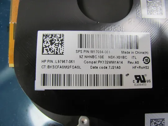 номер0177-18 клавіатура робоча з підсвіткою M17094-071 PK132WW2A18 для HP ZBOOK FURY 15 G7  G8 17 G7 G8 оригінал в Україні