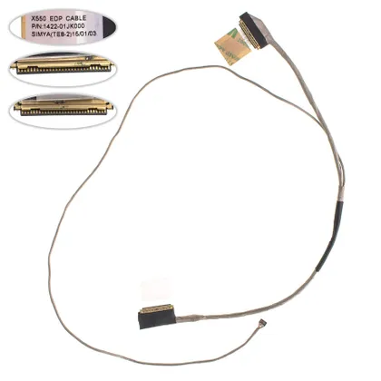 фото, Шлейф матриці для ноутбука ASUS (X550 series), EDP (1422-01JK000)