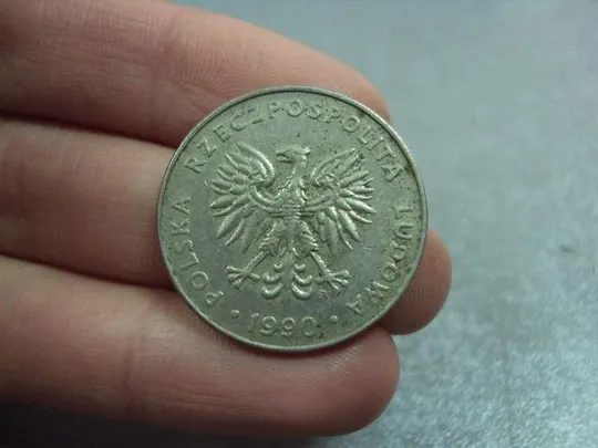 монета польша 20 злотых 1990 №9723 З аукціону