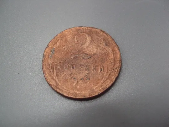 Монета ссср 2 копейки 1924 год №5390 Ціна