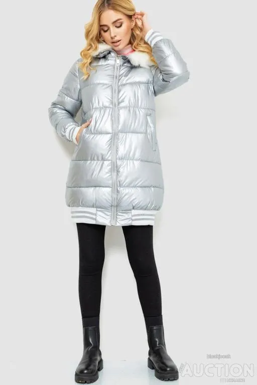 Купити Куртка женская, цвет серебристый, 235R8838