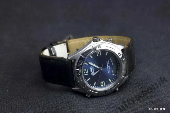 Купити часы LORUS Sport дата 100м. мех.Seiko синий циферблат