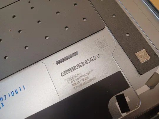 номер1052-3 кришка матриці 0P4NT2 AM37F000103 для Dell  Dell XPS 9500 9510 Precison 15 5550 5560 Кришка дисплея Тильна кришка Корпус матриці Верхня кришка matrix cover Top Case LCD Cover Rear Lid Back Cover Housing Cabinet оригінал На торгах