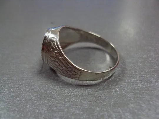 Купити Кольцо перстень печатка лев серебро 925 проба Украина вес 5,67 г размер 20 №13087