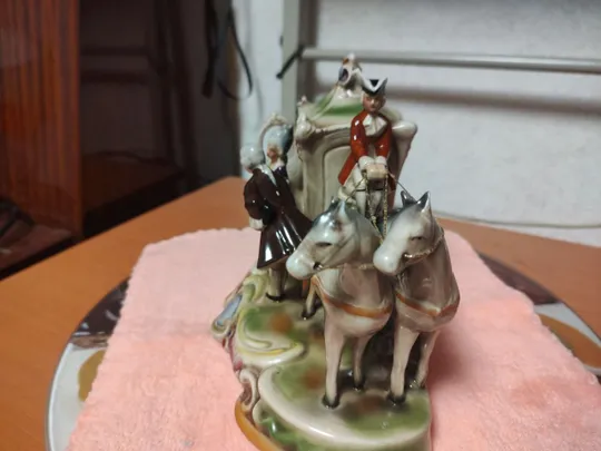 Екіпаж - статуетка VEB Porzellanfiguren Lippelsdorf, 1967 рік Недорого