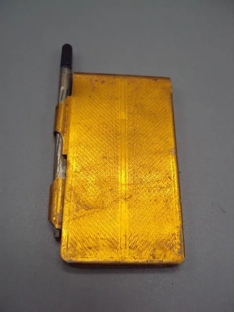 Блокнот парусник корабль металл записная книжка длина 8,5 см №13545 Продаж