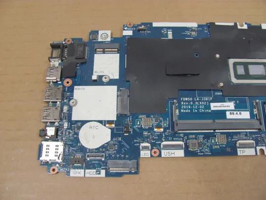 863-5 материнська плата FDW50 LA-J381P SRGKY i5-10210U  для Dell Latitude 5510  оригінал Продаж