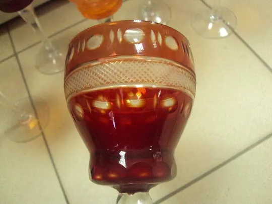 Бокалы чешское стекло богемия лот 6 шт №478п Характеристики