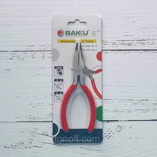 Плоскогубці Baku BK055 вигнуті 125мм Продаж