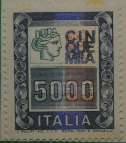 фото, Италия Стандарт 5000 лир 1978 MNH