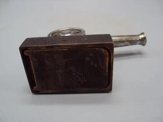 Фигура металл статуэтка пушка на подставке высота 5,7 см, длина 10 см №14007 Інтернет-аукціон