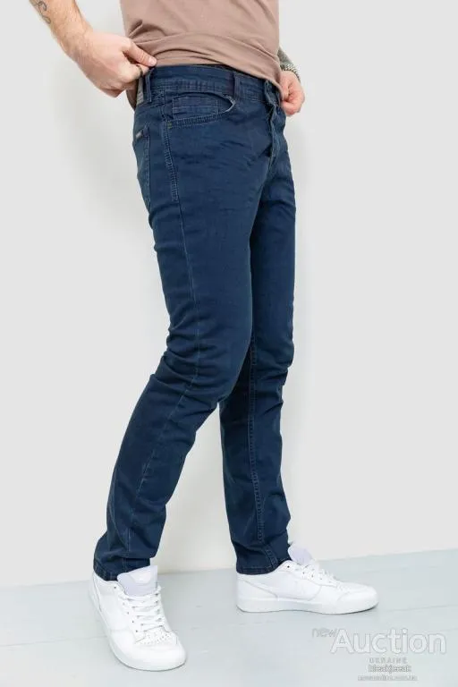 Джинсы мужские однотонные, цвет синий, 157R0159 З аукціону