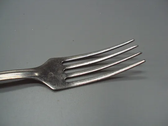 Купити Столовые приборы вилка столовая нерж узор листья листочки нержавейка длина 20,5 см №18635в