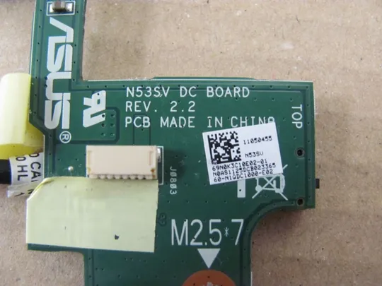 521-25 роз&#039;єм живлення 69N0K3C10E02-01 для ASUS N53S N53J N53 оригінал Недорого