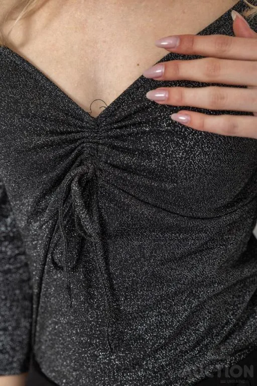 Боди нарядное, цвет черный, 244R100 Де купити