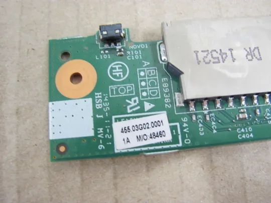 386-8 USB AUDIO CARDREADER плата 450.00W01.0011 455.03G02.0001  для Lenovo Flex 2-15 Pro Edge 15  оригінал Інтернет-аукціон