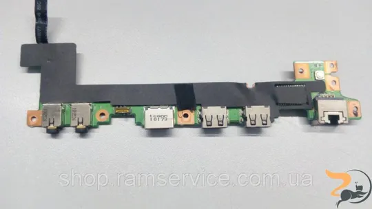 Роз&#039;єм USB, CARD RIDER, audio HDMI, WLAN для ноутбука Lenovo IdeaPad U160, 55.4jb03.001, б/в Ціна