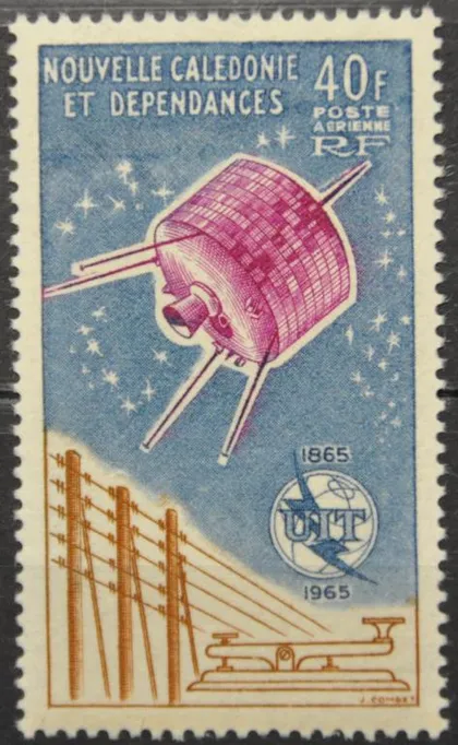 фото, Новая Каледония Космос Телекоммуникации UIT ITU 1965