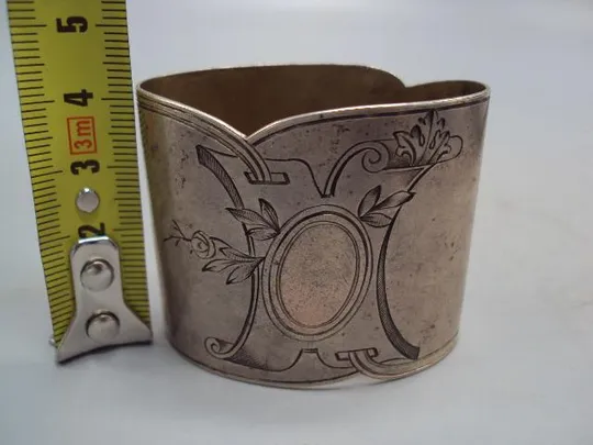 Сервировочное кольцо для салфеток кольцо для сервировки серебро 84 проба ПА вес 39,59 г №311 Де купити