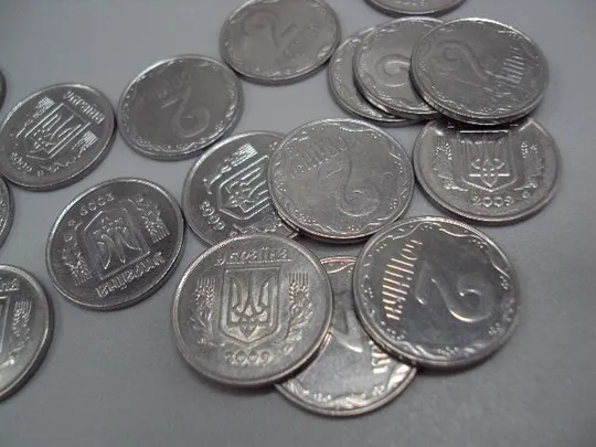 Купити монета украина 2 копейки 2009 лот 15 шт №15008А