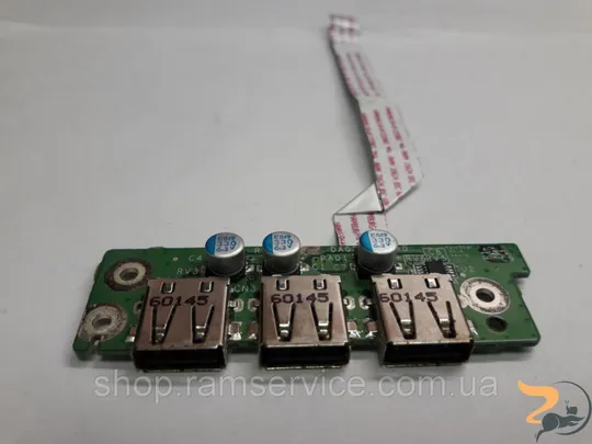 USB роз'єми для ноутбука Acer Aspire 4625z, *DA0ZQ2TB8A0 REV:A, б/в Ціна