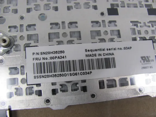 784-4 клавіатура 00PA341 SN20H35250 для Lenovo Thinkpad P71 P70 оригінал Продаж