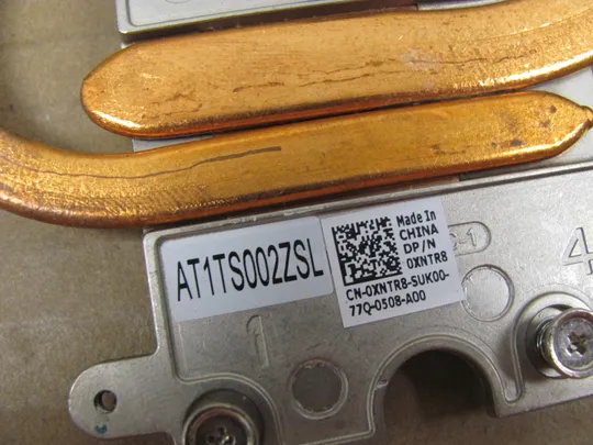 846-3 система охолодження AT1TS002ZSL 0XNTR8 для Dell Precision 7510 7520 P53F оригінал З аукціону