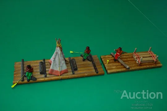 индейцы ковбои ГДР плот плоты №410 + №414 Ціна