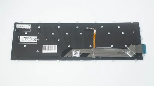 Клавіатура для ноутбука DELL (Inspiron: 7566, 7567) rus, black, без фрейма, підсвічування клавіш Ціна