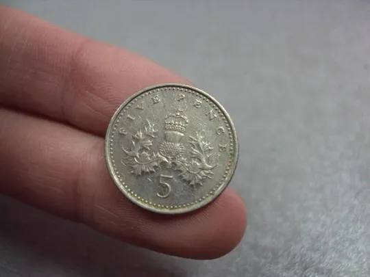 Купити монета великобритания 5 пенсов 1996 №9586
