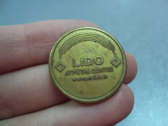 монета жетон парковочный латвия lido №7892 З аукціону