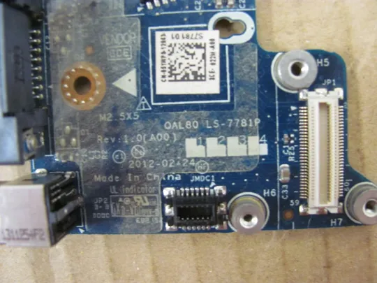 378-12 Плата LAN VGA USB AUDIO LS-7781P для Dell Latitude E6430 оригінал З аукціону