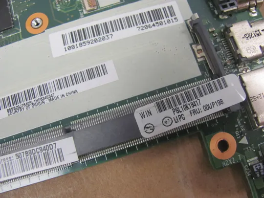 873-16 материнська плата BX260 NM-A531 00UP198 i5-6300u  для Lenovo Thinkpad X260 оригінал Характеристики