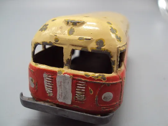 Модель машинка бус ЗИС-155 или ЗИС-154 автобус транспорт 50-е года заводная металл 4,5х12 см №15601 Недорого