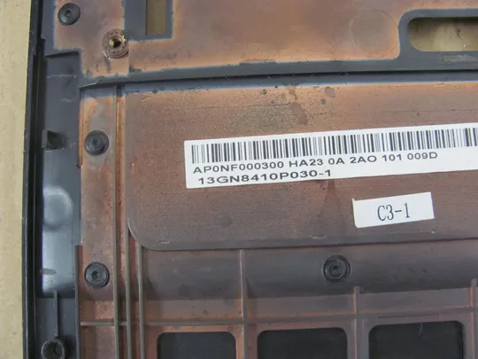 465-8 Кришка панель палмрест AP0NF000300 для ASUS K95V K95VM оригінал З аукціону