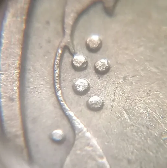 (4712) 50 копійок 1992 1АА(..?..)м некаталожний брак (здвоєння) (50 копеек 1992) З аукціону