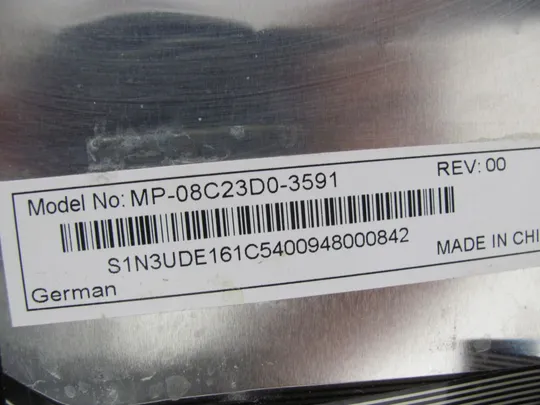 522-6 клавіатура робоча MP-08C23D0-3591 для TERRA 1772 MS1683 CR600 CX600 оригінал Недорого