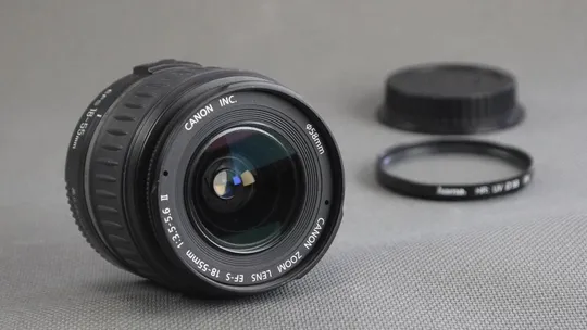 объектив Canon EF-S 18-55mm/3.5-5.6 II Ф58mm + светофильтр Hama UV Ф58mm Ціна