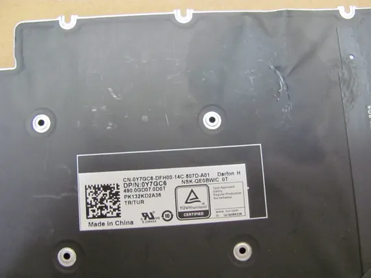 номер0954-19 клавіатура ДОНОР 0Y7GC6 PK132KD2A36 для Dell Inspiron 5400/5406 2-in-1 оригінал Недорого