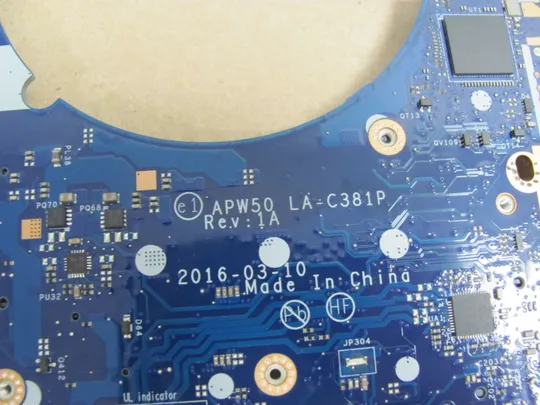 609-25 материнська плата APW50 LA-C381P 848219-001 SR2FQ  i7-6700HQ для HP EliteBook ZBOOK 15 G3  оригінал На торгах